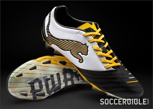 Puma PowerCat 1.12 SL Football Boots - Black/White/Yellow - featured image