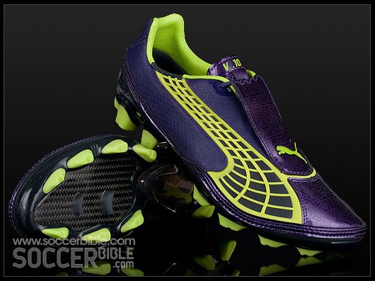 Puma v1.10 Football Boots - Parachute Purple/Ebony - featured image