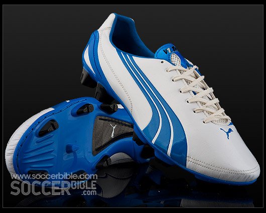 Puma v1.10 SL Football Boots - White/Puma Royal - featured image