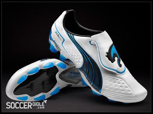 Puma V1.11 Football Boots – White/Black/Blue - featured image