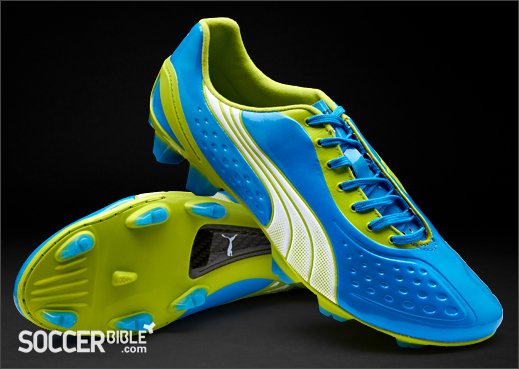 Puma v1.11 SL Football Boots - Blue/White/Lime - featured image
