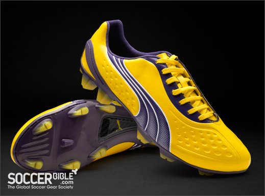 Puma v1.11 SL Football Boots - Yellow/Purple/White - featured image
