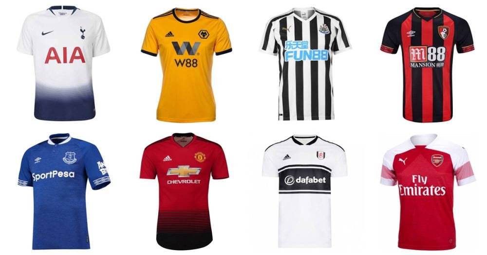 Ranking Every 2018/19 Premier League Home Shirt - featured image