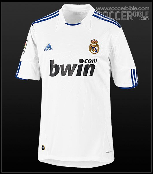 Real Madrid Home 10/11 adidas Football Shirt - featured image