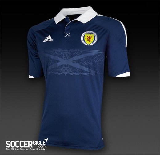 Scotland Home Kit 2012-13 - adidas football shirt - featured image