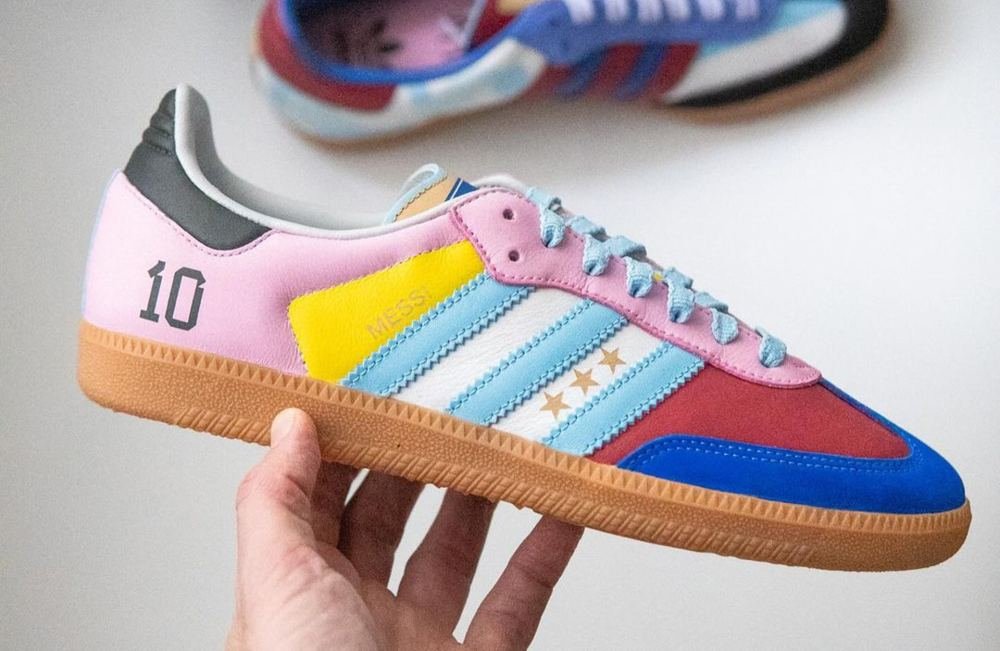 Sneaker Customiser Stepkicks Creates “What The Messi” adidas Samba - featured image