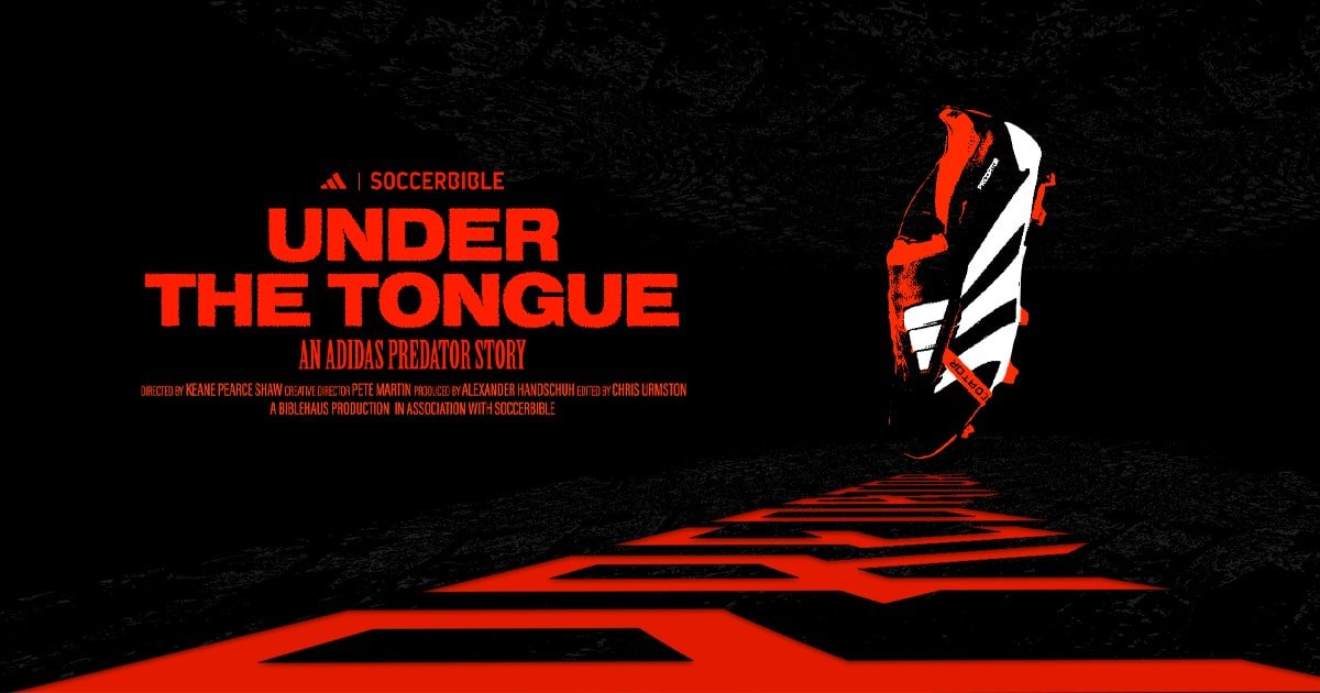 SoccerBible & adidas Proudly Present 'Under The Tongue': The Untold Story Of Football's Most Iconic Boot - featured image