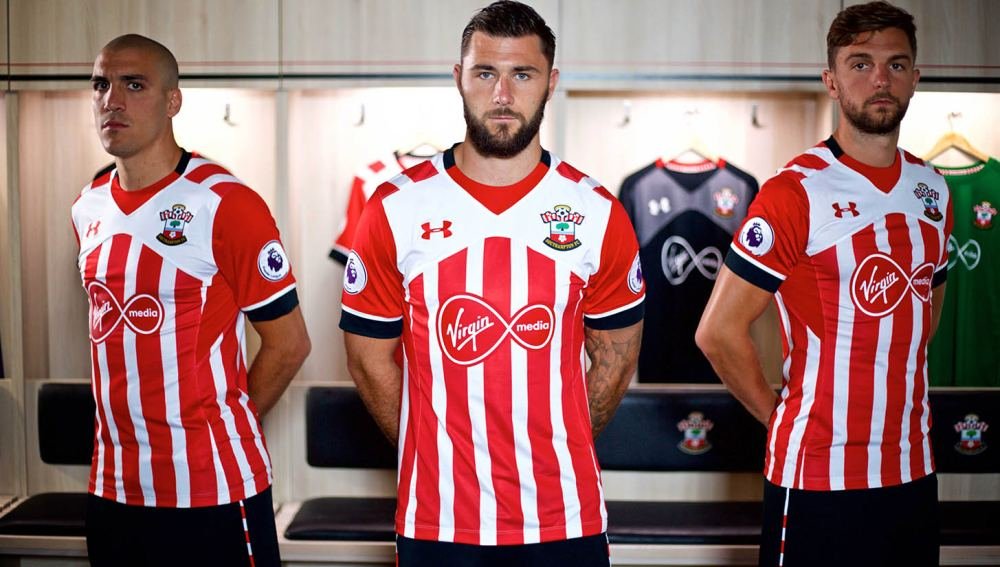 Southampton 2016/17 Home & Away Kits by Under Armour - featured image