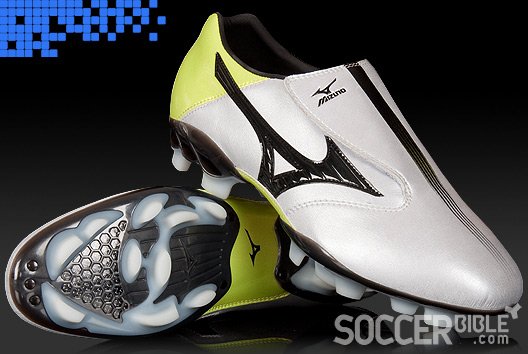Speed Football Boots - Mizuno Wave Ghost - Pearl/Black/Lime - 01/12/09 - featured image