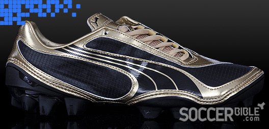 Speed Football Boots - Puma v1.08 Gold/Black/White - featured image