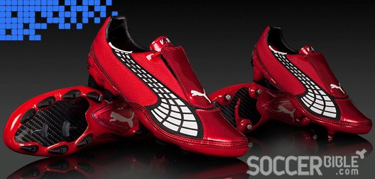 Speed Football Boots - Puma v1.10 - Puma Red/White/Black - 25/09/09 - featured image