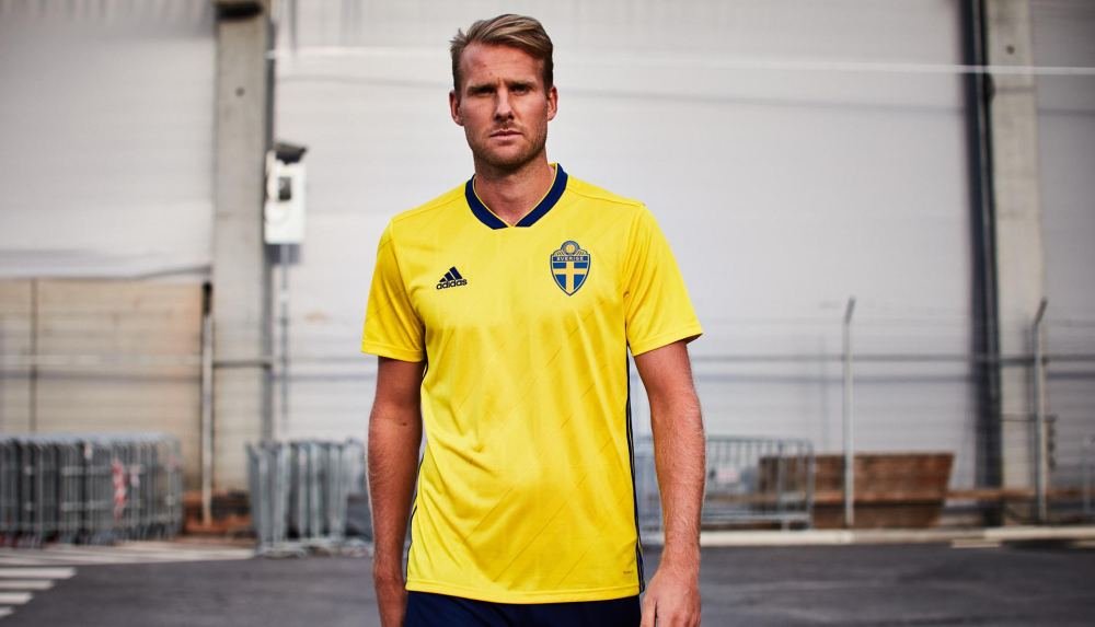 Sweden 2018 adidas Home Shirt - featured image