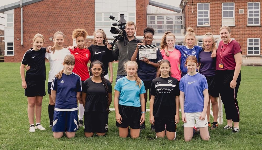 The FA Bring Young Stars and Professional Players for WSL Launch Video - featured image