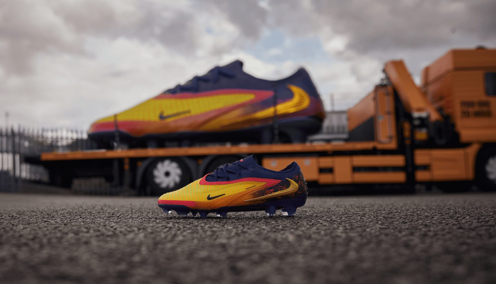 Too Big To Miss: Nike Unveil Giant Haaland Phantom Boot In Manchester Ahead Of The Derby - featured image