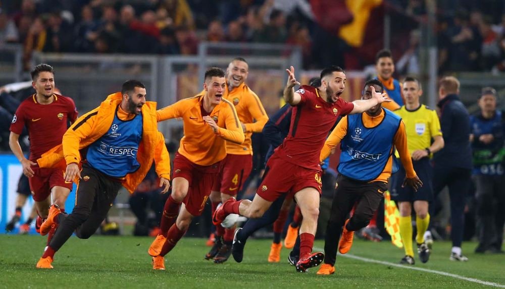 Twitter Reacts to Roma & Liverpool Reaching UCL Semi Finals - featured image