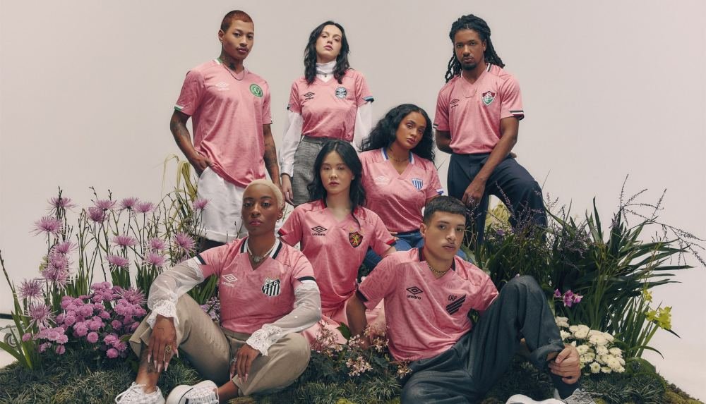 Umbro Brasil Reveals Pink 'Outubro Rosa' Jerseys For Its Seven Clubs - featured image