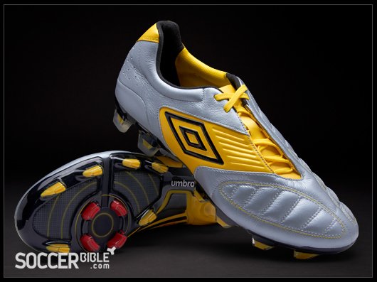 Umbro Geometra Pro Football Boots - Silver/Yellow/Black - featured image