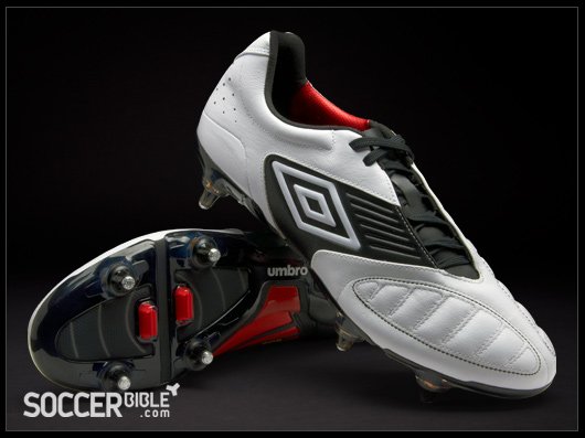 Umbro Geometra Pro Football Boots - White/Red - featured image