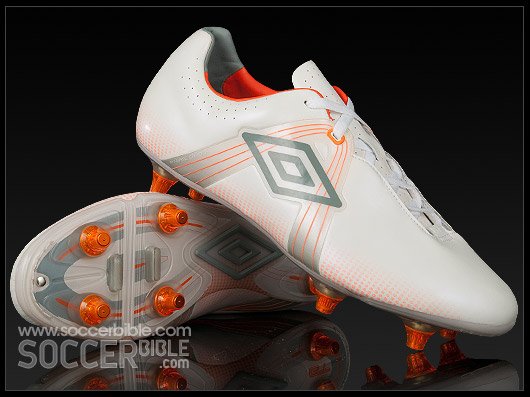 Umbro GT Football Boots - White/Gunmetal/Orange - featured image