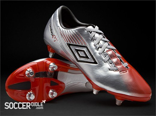 Umbro GT II Pro Football Boots - Silver/Black/Red - featured image