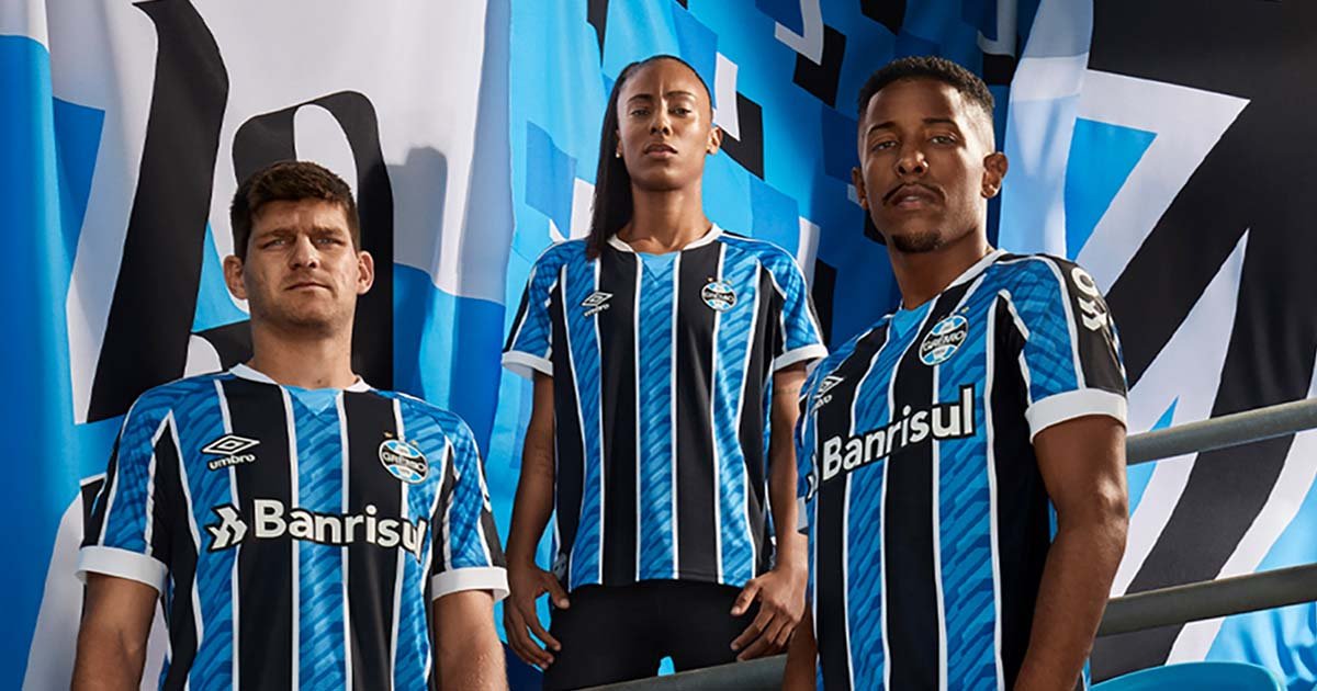Umbro Launch Gremio 20/21 Home & Away Shirts - featured image