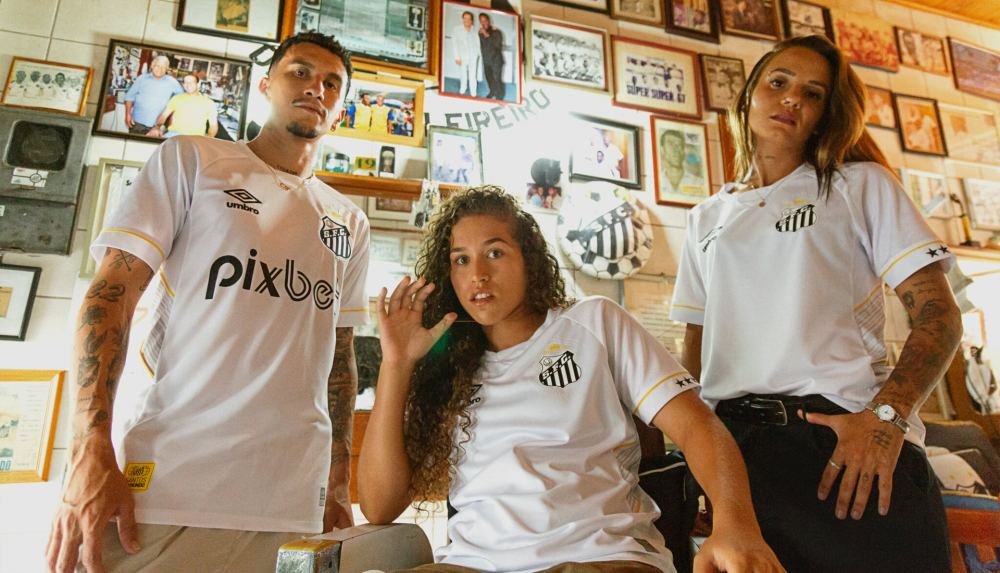 Umbro Launch Santos 23/24 Home & Away Shirts - featured image