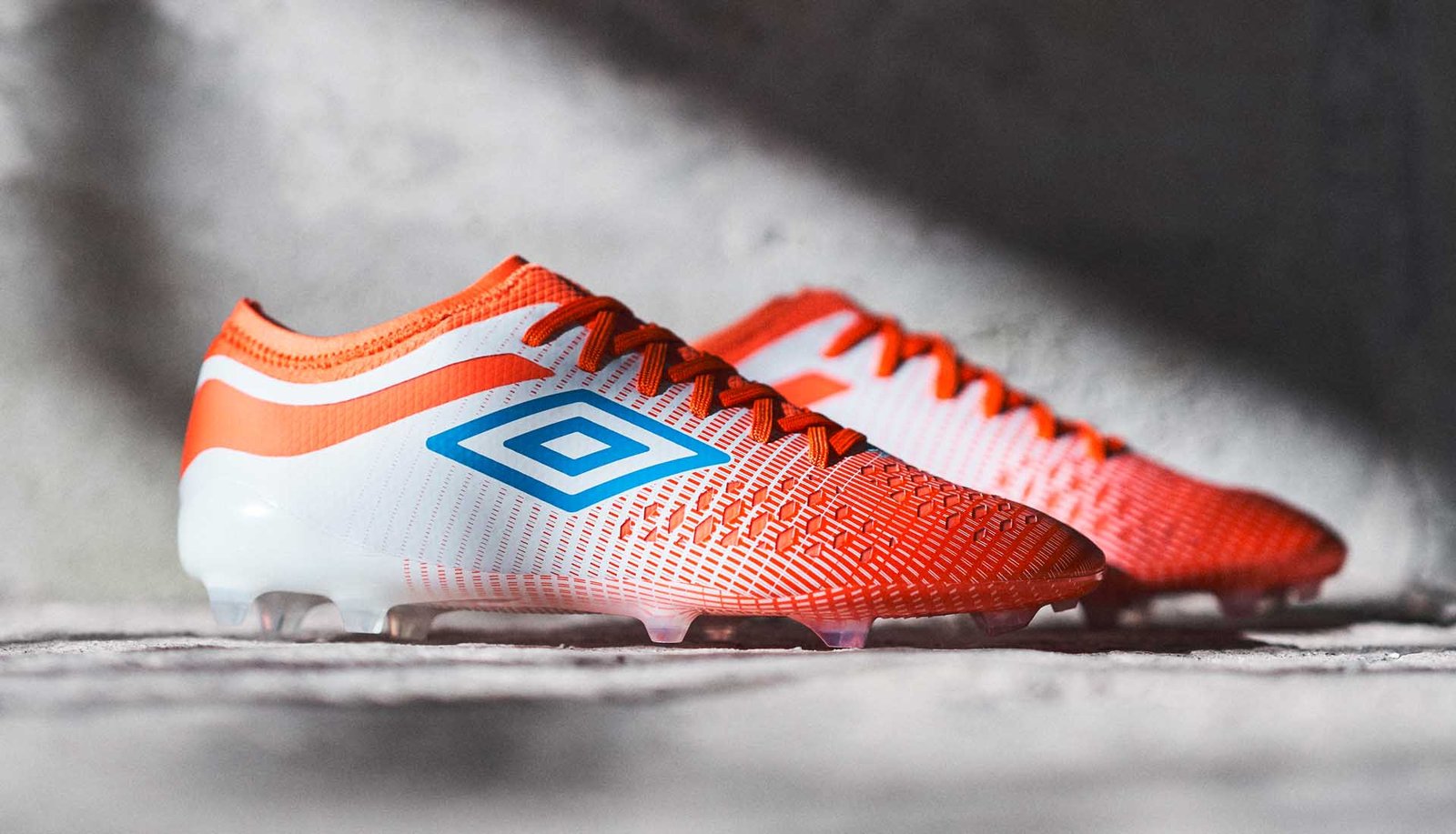 Umbro Launch The Velocita 4 "White/Cherry Red/Ibiza Blue" - featured image