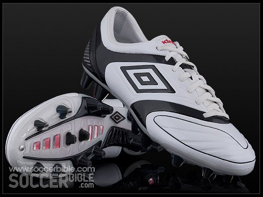 Umbro Stealth Pro Football Boots - White/Black/Red - featured image