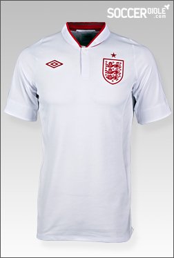Umbro Unveil 2012 England Home Shirt - featured image