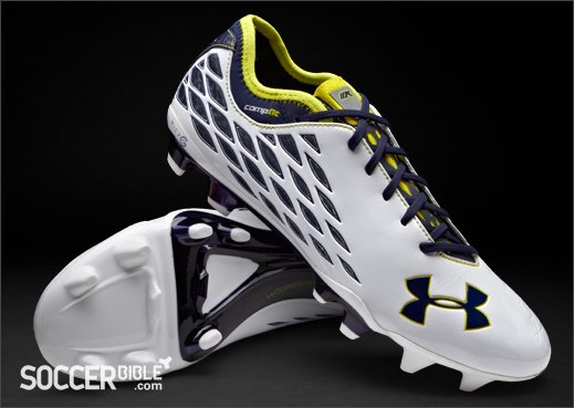 Under Armour 10K Force Pro II Football Boots - White/Navy/Yellow - featured image