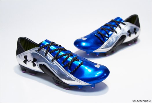 Under Armour Blur CBN III Football Boots - Royal/Silver/Strobe - featured image