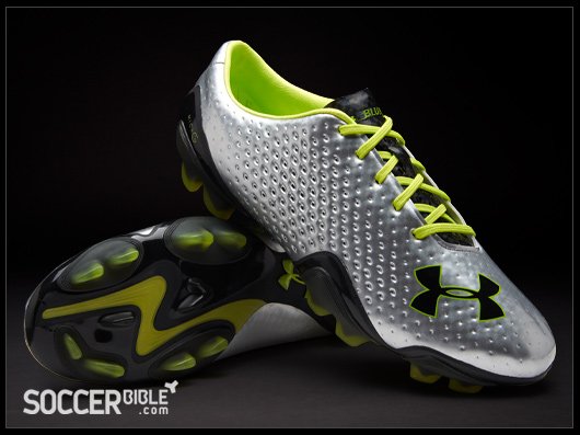 Under Armour Blur Pro Football Boots - Metallic Silver/Velocity/Black - featured image