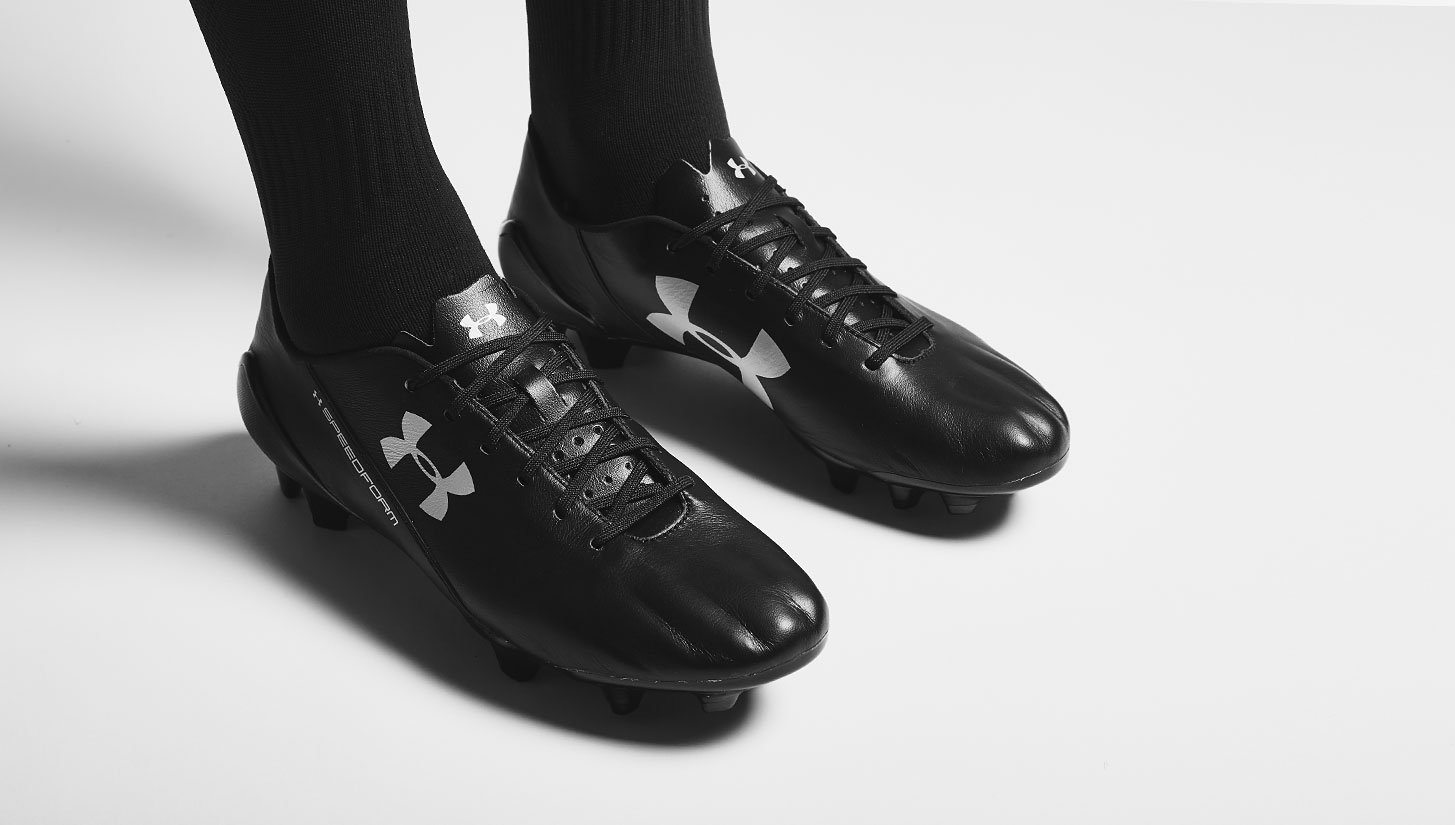 Under Armour Speedform Leather "Black/Black" - featured image