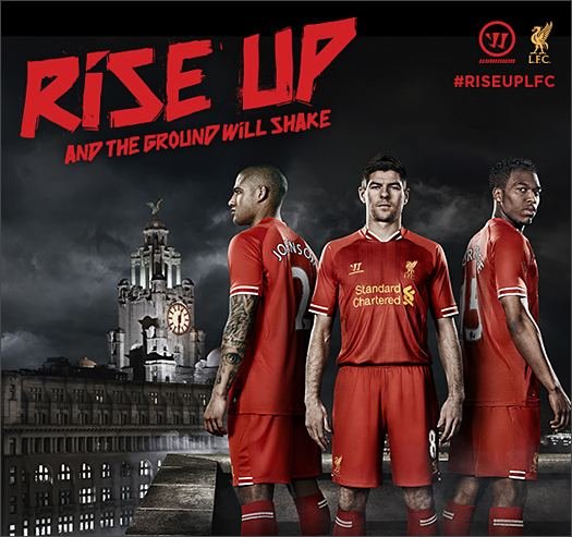 Warrior Sports & Liverpool Reveal New 2013/14 Home Kit - featured image