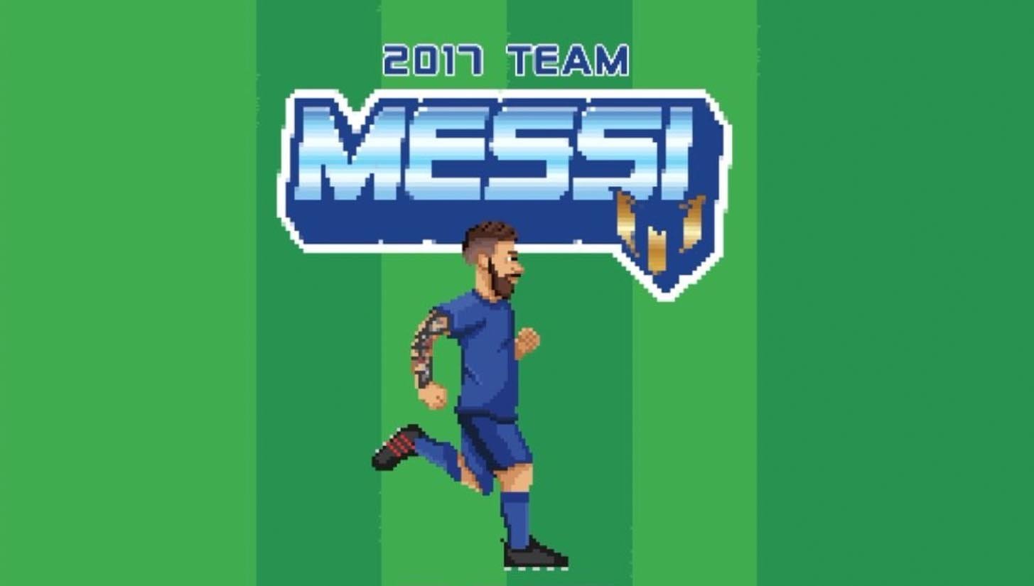 Watch Messi's 2017 Highlights In 16-Bit - featured image