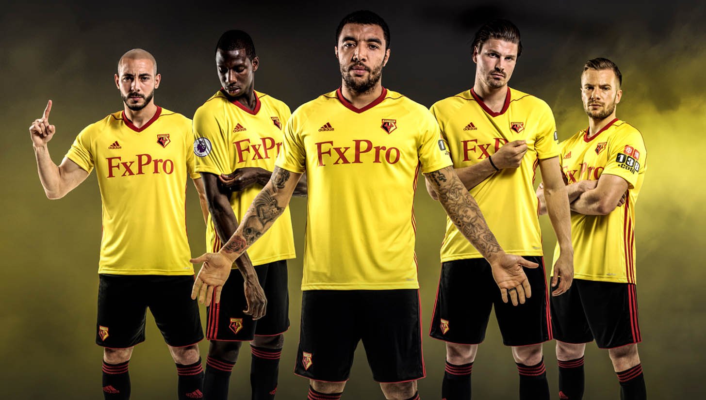 Watford 2017/18 Home Kit by adidas - featured image
