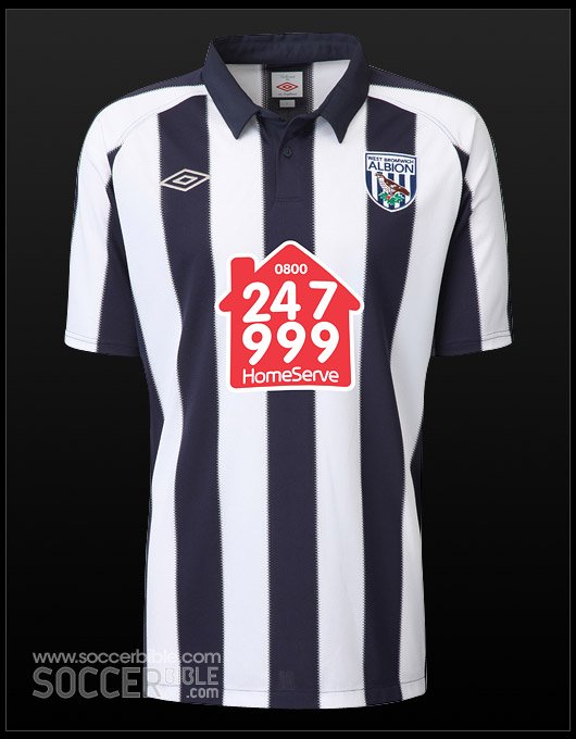 West Bromwich Albion Home & Away 10/11 Umbro Football Shirts - featured image