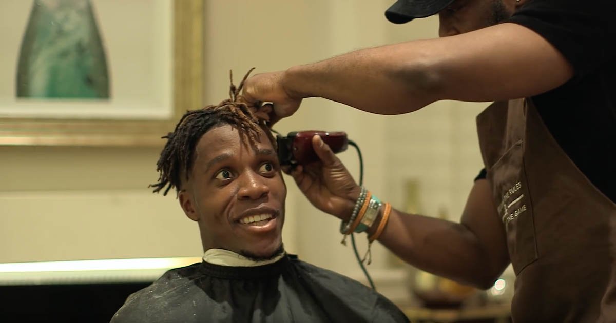 Wilfried Zaha Talks Haircuts & Style With His Barber Nikky Okyere - featured image