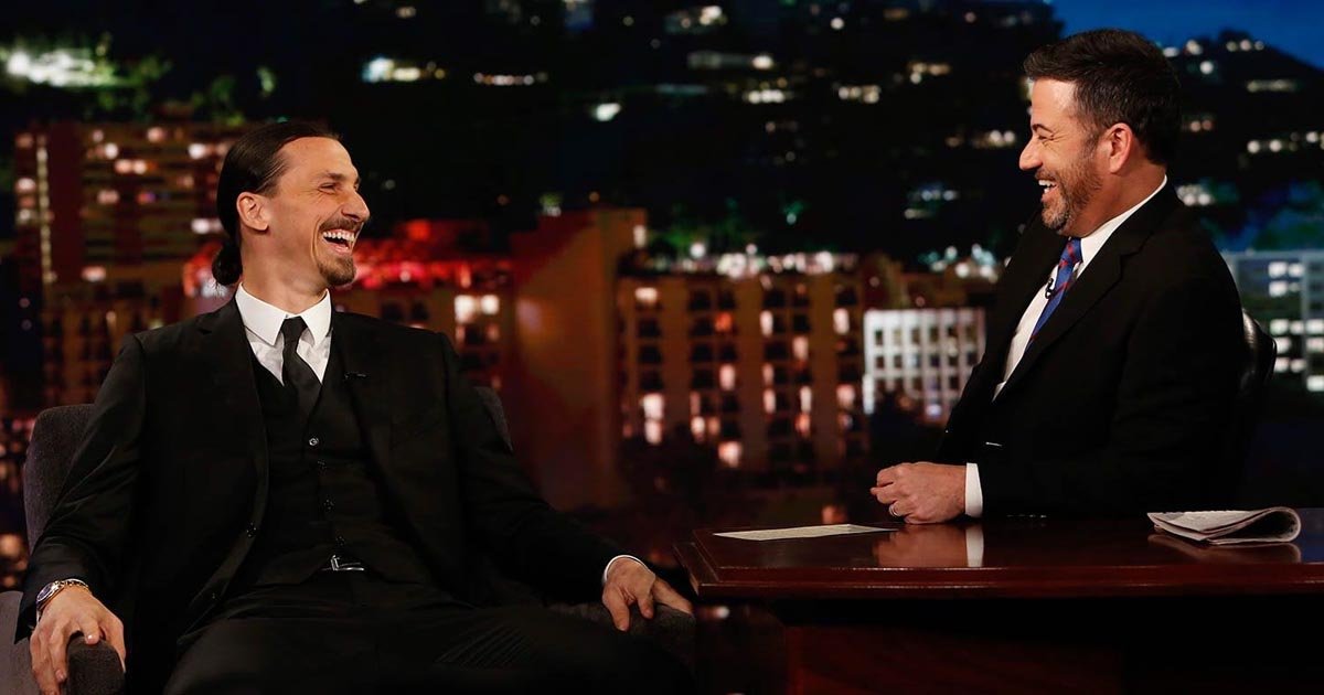 Zlatan At His Very Modest Best in 'Jimmy Kimmel Live' Appearance - featured image