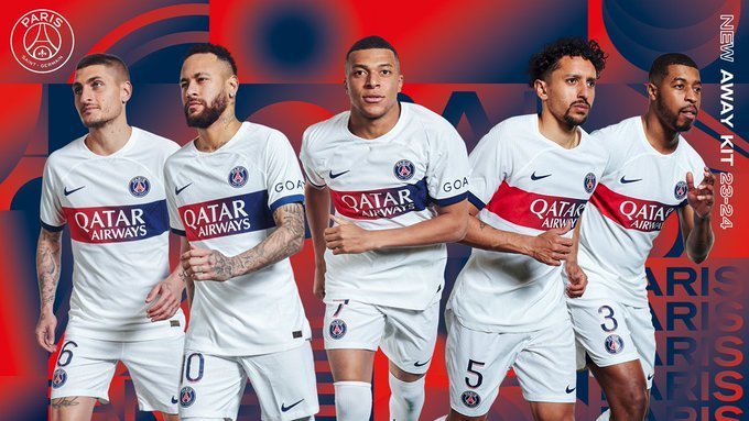 Paris Saint-Germain New 2023-2024 Away Kit - featured image