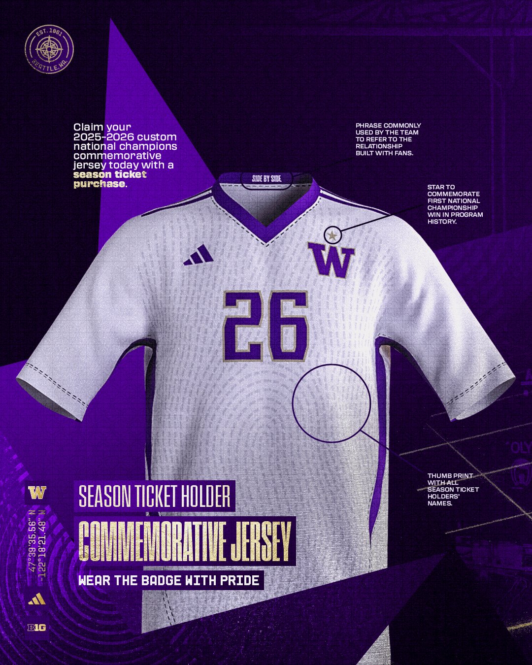 Washington Soccer Unveils “Identity Jersey” - featured image