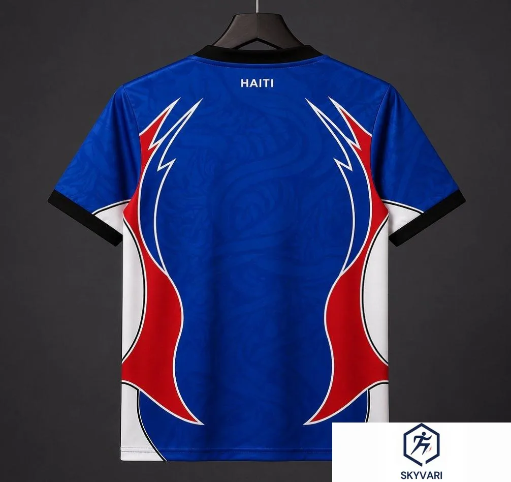 2026 Saeta Haiti Red Blue Special Jersey — view 2