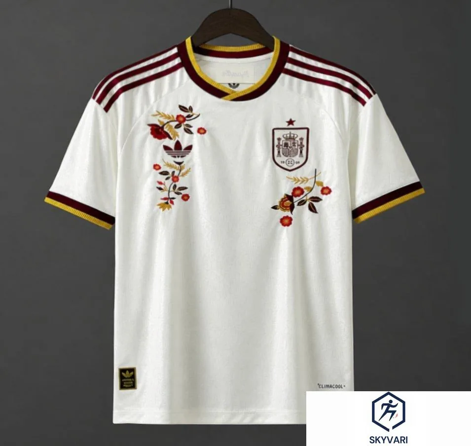 2026 Spain World Cup "Floral Edition" Off White Special Jersey