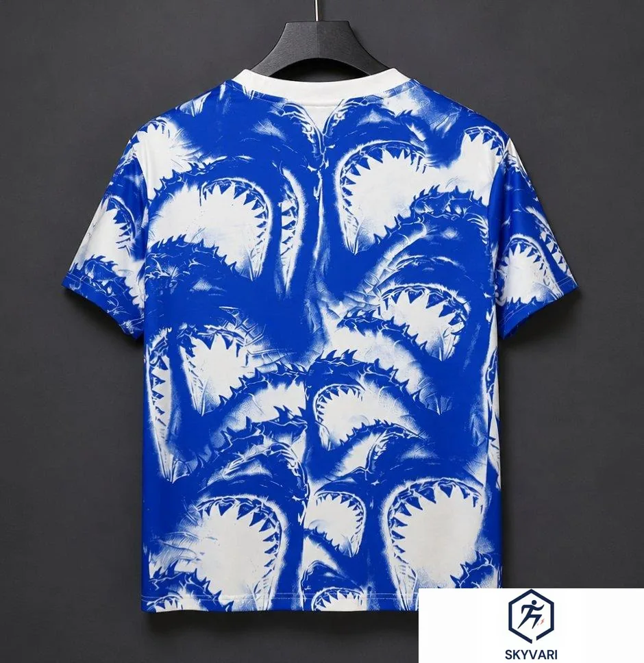 2026 World Cup Pre-Match Training Blue/White Jersey — view 2