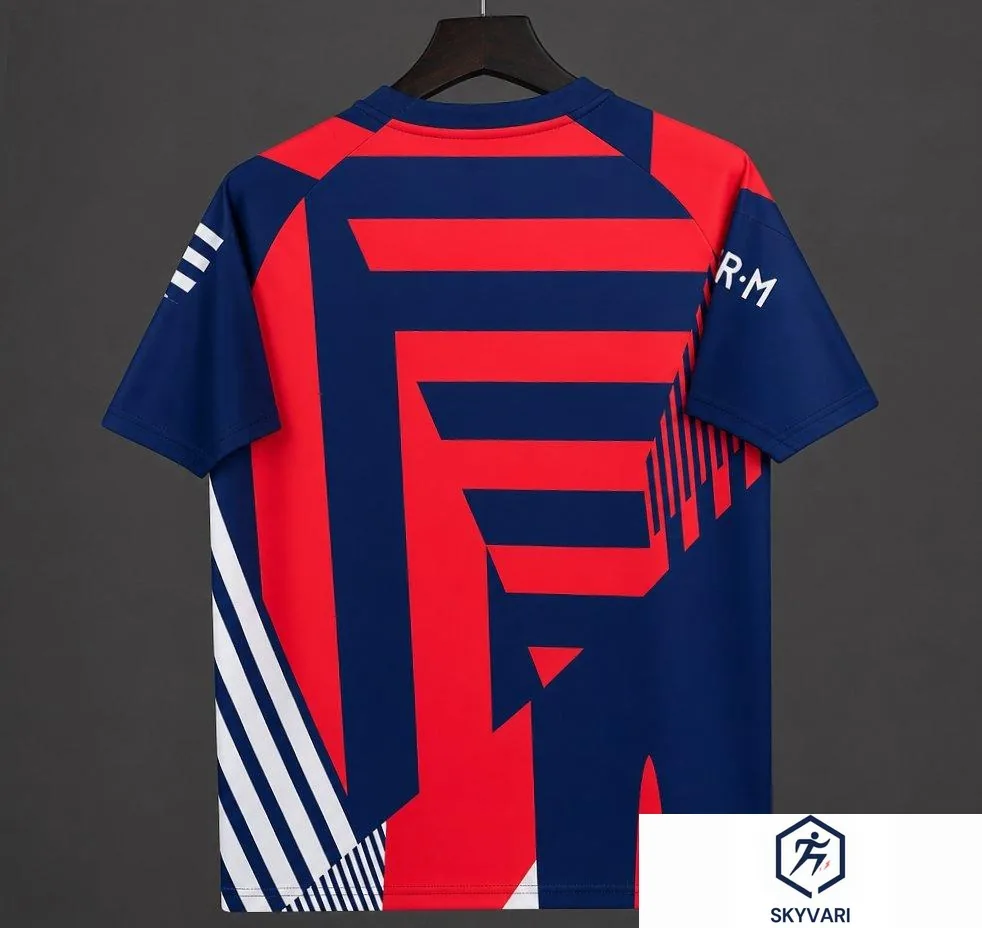 26/27 Bayern Munich Navy/Red/White Pre-match Jersey — view 2