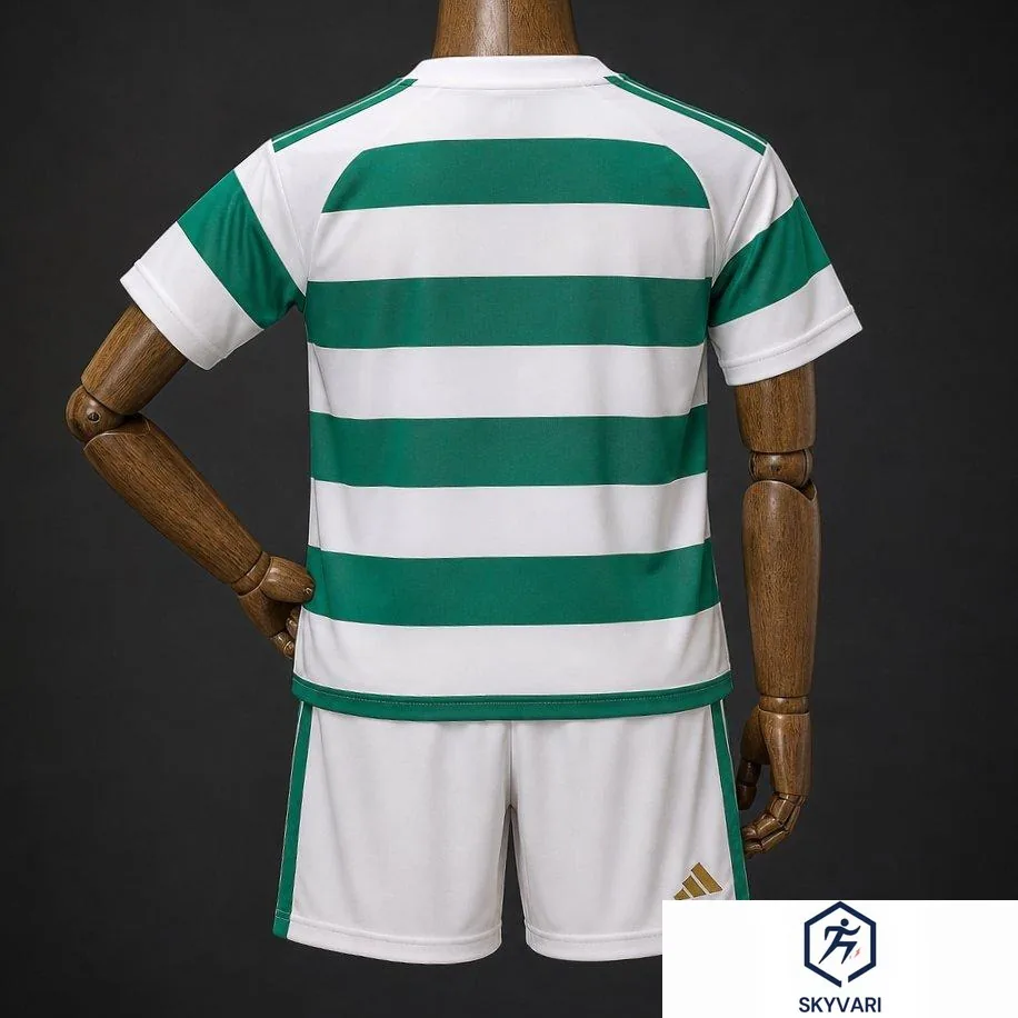 26/27 Kids Celtic Home Jersey -No Sponsors — view 2