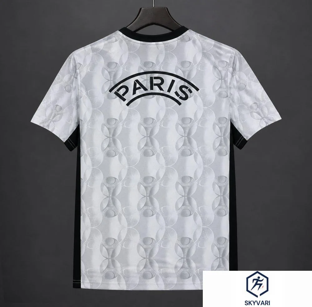 26/27 PSG/Paris Saint-Germain Academy Pro Pre-Match Grey Jersey — view 2