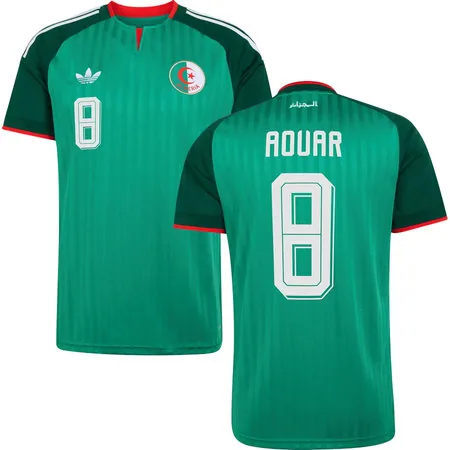 AOUAR #8 Algeria Away Soccer jersey World Cup 2026