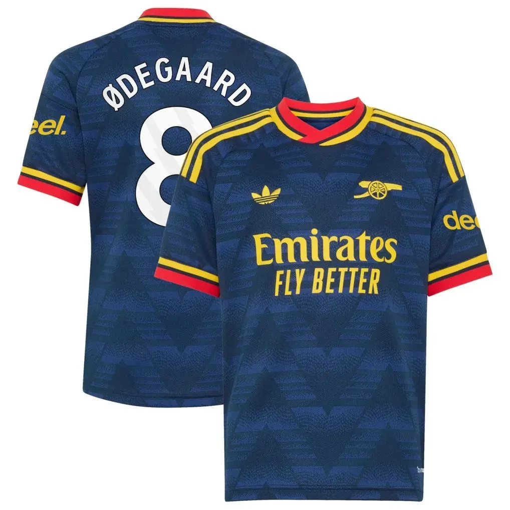 Arsenal adidas Away Shirt 2026-27 - Kids with Ødegaard 8 printing