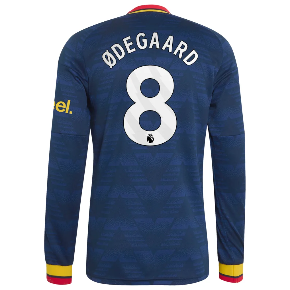 Arsenal adidas Away Shirt 2026-27 - Long Sleeve with Ødegaard 8 printing — view 3